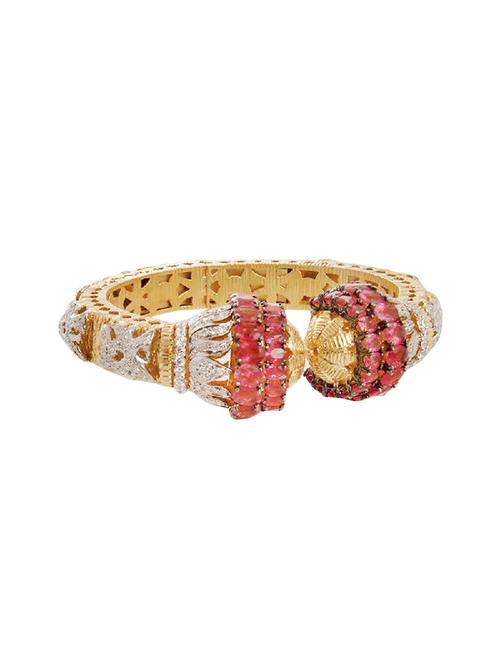 pink gold tone bangle bracelet - 15529304 - Standard Image - 1
