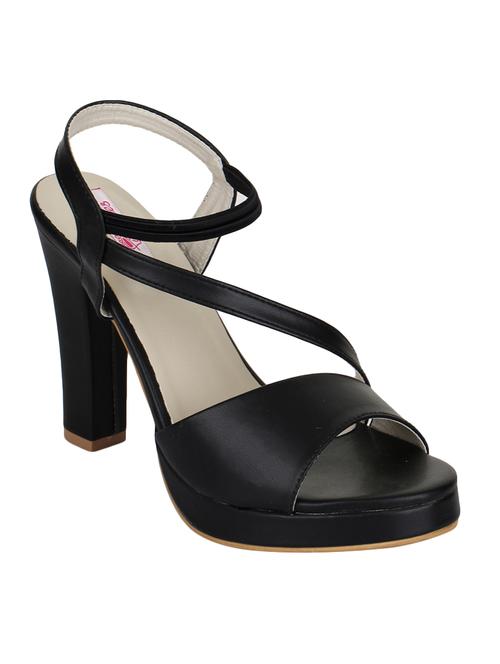 black back strap sandals - 15533473 - Standard Image - 1
