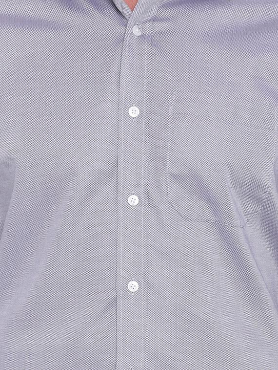 grey cotton formal shirt - 15535461 - Zoom Image - 4