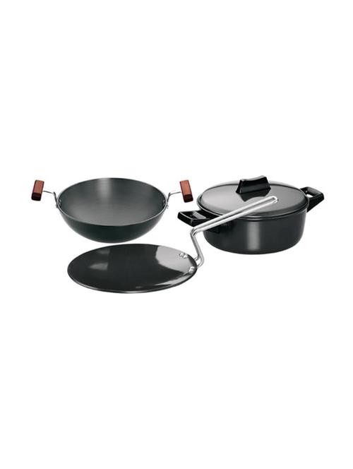 Futura Hard Anodised Cookware Set No 4: (contains L53, L18 & L62) (LS5) - 15536961 - Very Small Image - 1
