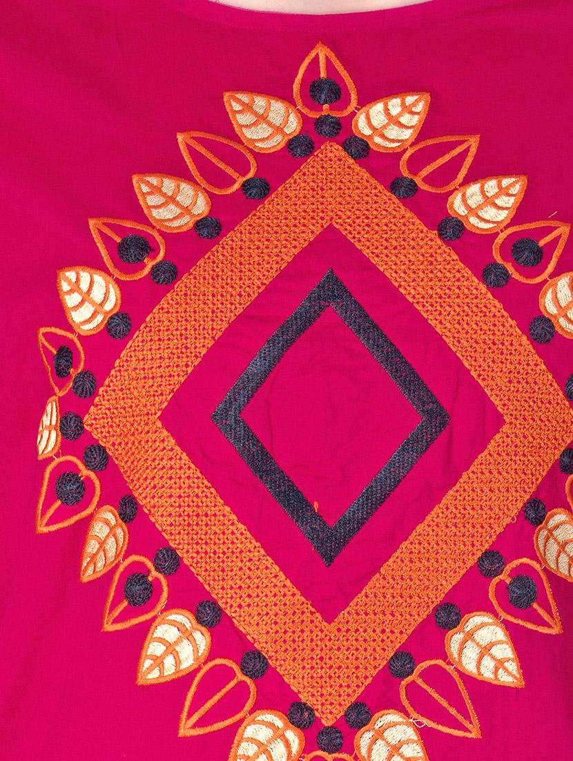 Embroidered straight kurta - 15537408 - Zoom Image - 4