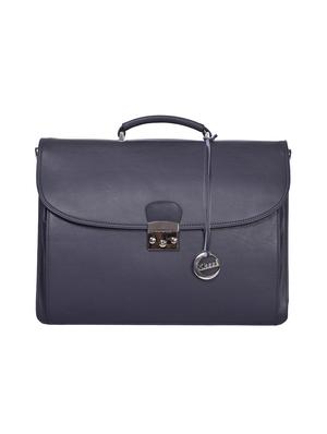 blue leather messenger messengerbag - 15539865 - Standard Image - 4