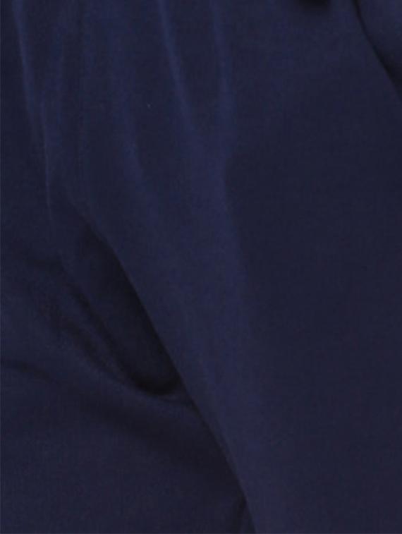 navy blue cotton blend jogger - 15540388 - Zoom Image - 4
