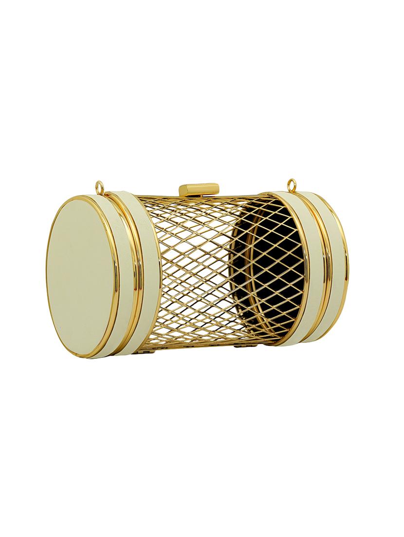 white metal box clutch - 15544791 - Zoom Image - 4