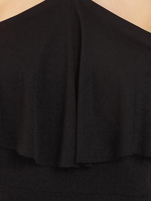 pearl embellished ruffled overlay maxi dress - 15545423 - Standard Image - 4