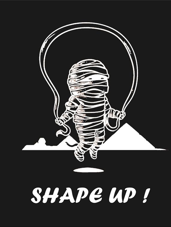 drop shoulder graphic tee - 15545621 - Zoom Image - 4