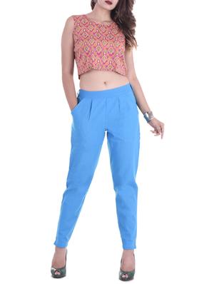 pleated cigarette pants trousers - 15545860 - Standard Image - 4