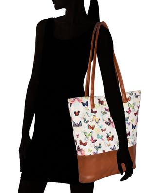 white leatherette (pu) regular tote - 15546163 - Standard Image - 4