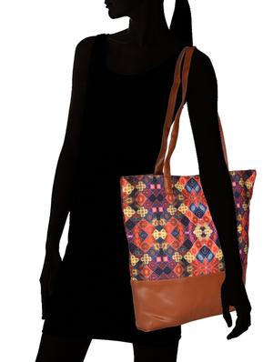 blue canvas regular tote - 15546165 - Standard Image - 4