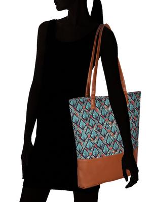 blue canvas regular tote - 15546167 - Standard Image - 4