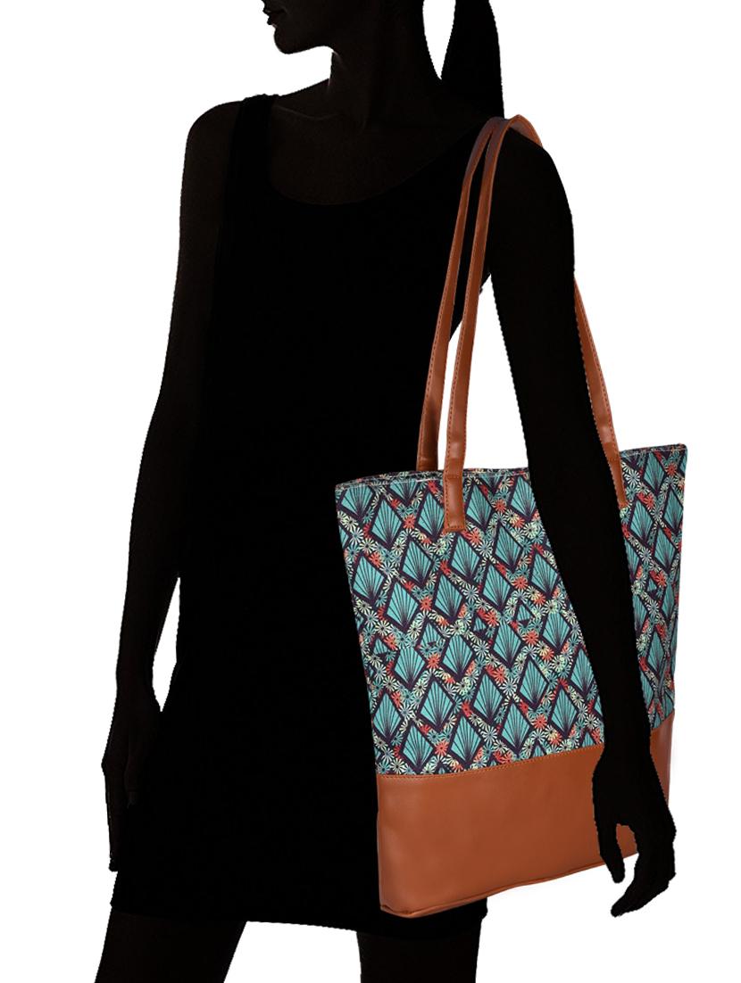 blue canvas regular tote - 15546167 - Zoom Image - 4