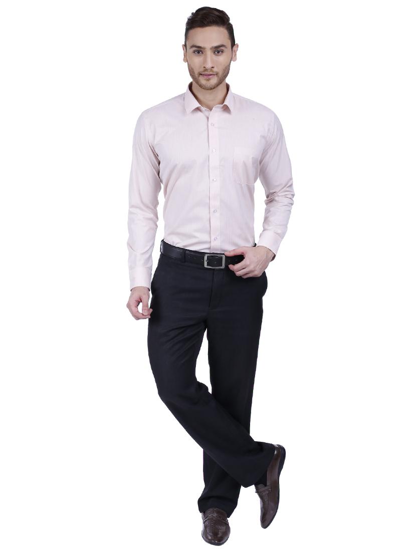 pink polyester formal shirt - 15546676 - Zoom Image - 4