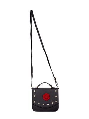 black leatherette (pu) regular sling bag - 15557538 - Standard Image - 4