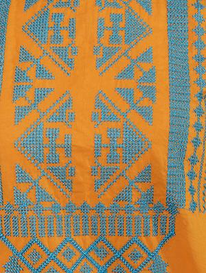 Embroidered straight kurta - 15559901 - Standard Image - 4