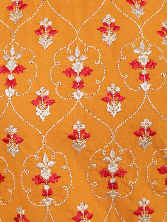 Embroidered straight kurta - 15559902 - Zoom Image - 4