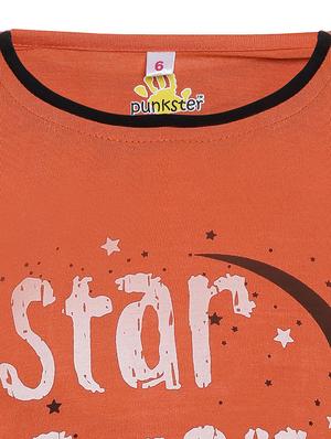 orange cotton pyjama set - 15561373 - Standard Image - 4
