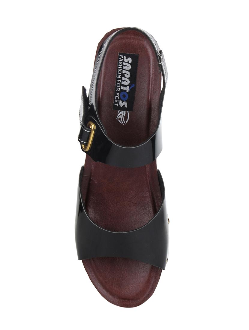 black ankle strap wedges - 15561478 - Zoom Image - 4