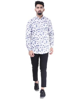 white cotton casual shirt - 15563597 - Standard Image - 4