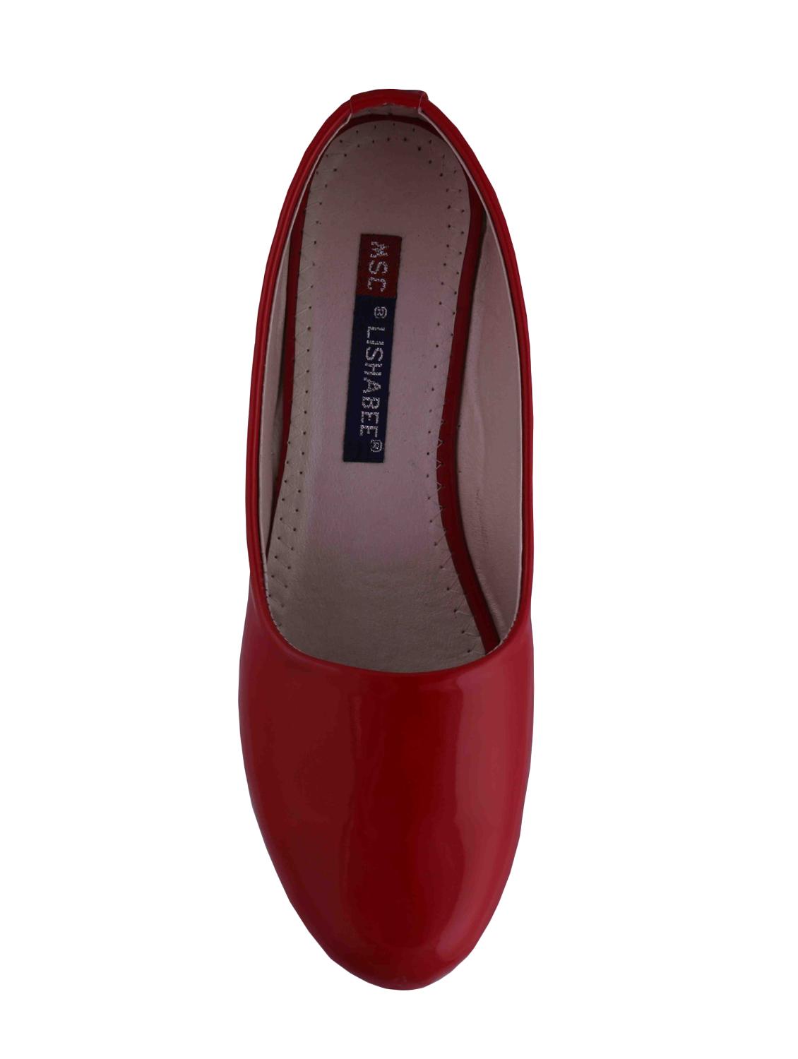 red slip on ballerinas - 15563748 - Zoom Image - 4
