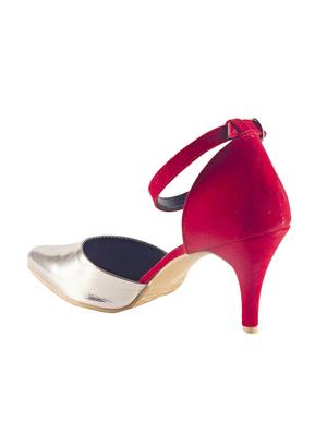 red ankle strap sandals - 15563761 - Standard Image - 4