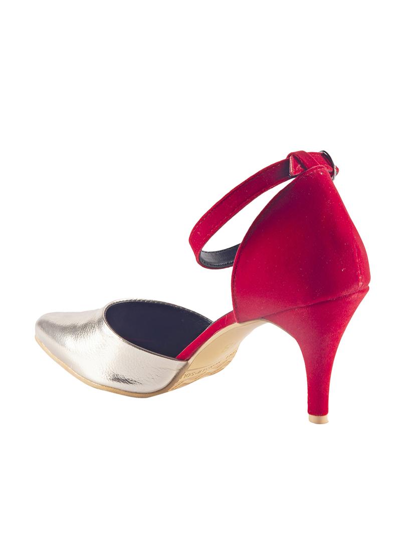 red ankle strap sandals - 15563761 - Zoom Image - 4