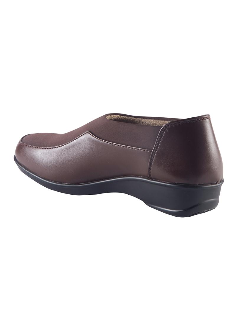brown slip on formal shoes - 15563768 - Zoom Image - 4