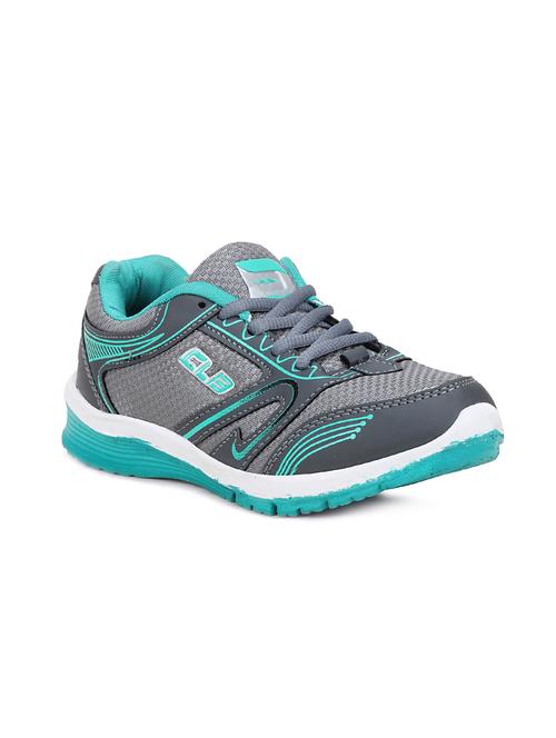 grey lace-up sports shoes - 15564077 - Standard Image - 1