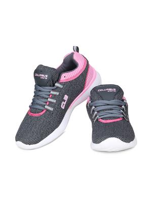 grey lace-up sports shoes - 15564086 - Standard Image - 4