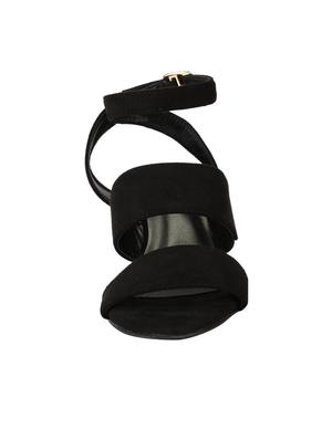 black ankle strap sandals - 15564107 - Standard Image - 4