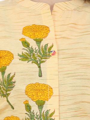 printed straight kurta - 15565361 - Standard Image - 4