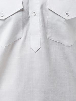 white cotton pathani set - 15566025 - Standard Image - 4