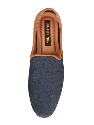 blue denim casual slipons - 15566706 - Standard Image - 4