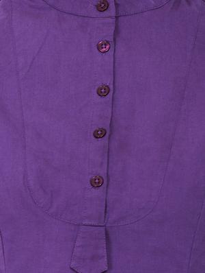 long sleeved buttoned detail top - 15570154 - Standard Image - 4