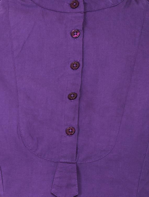 long sleeved buttoned detail top - 15570154 - Zoom Image - 4