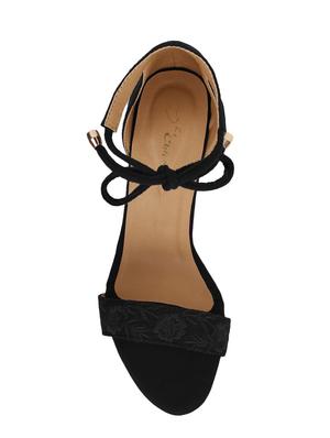 black ankle strap sandals - 15572059 - Standard Image - 4