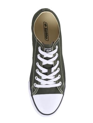green Canvas lace up sneakers - 15573579 - Standard Image - 4