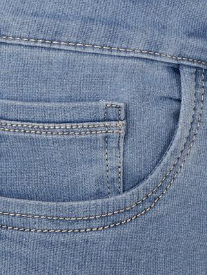 blue cotton plain jeans - 15574065 - Standard Image - 4