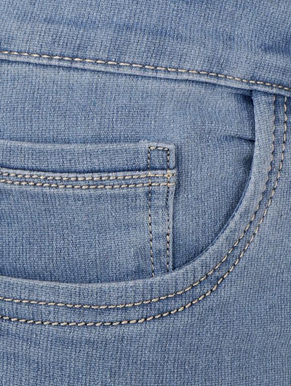 blue cotton plain jeans - 15574065 - Zoom Image - 4