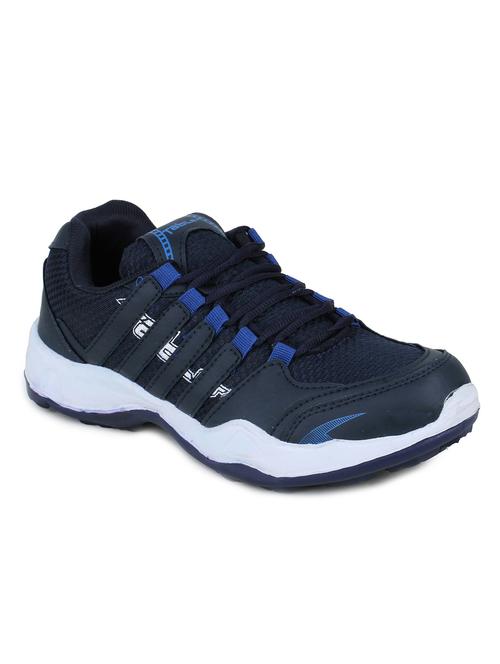 navy Mesh sport shoes - 15575826 - Standard Image - 1