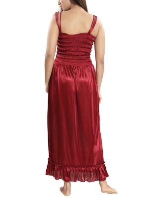 gathered detail sleeprobe and nighty set - 15577642 - Standard Image - 7