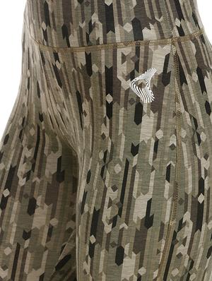 high waist printed track pant - 15577853 - Standard Image - 4