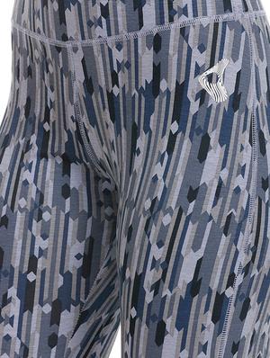 high waist printed track pant - 15577854 - Standard Image - 4