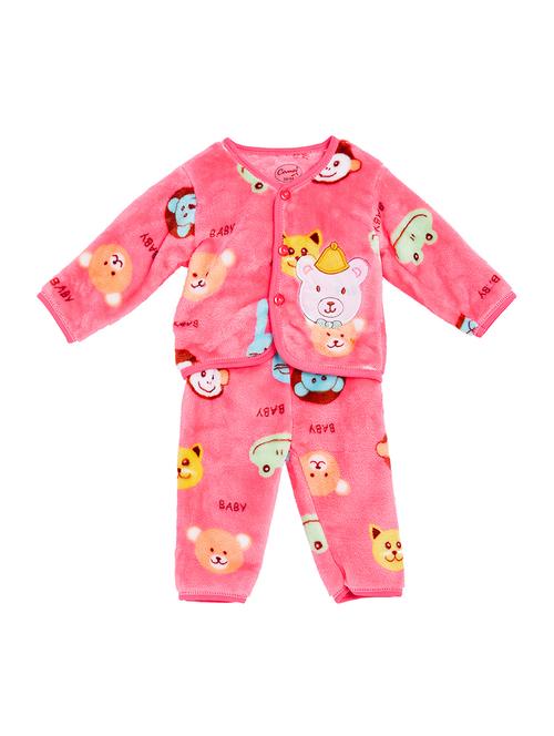 pink cotton pyjama set - 15581457 - Standard Image - 1