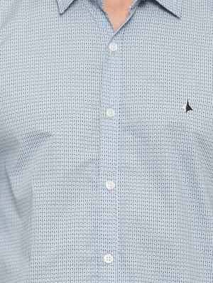 blue cotton casual shirt - 15582593 - Standard Image - 4