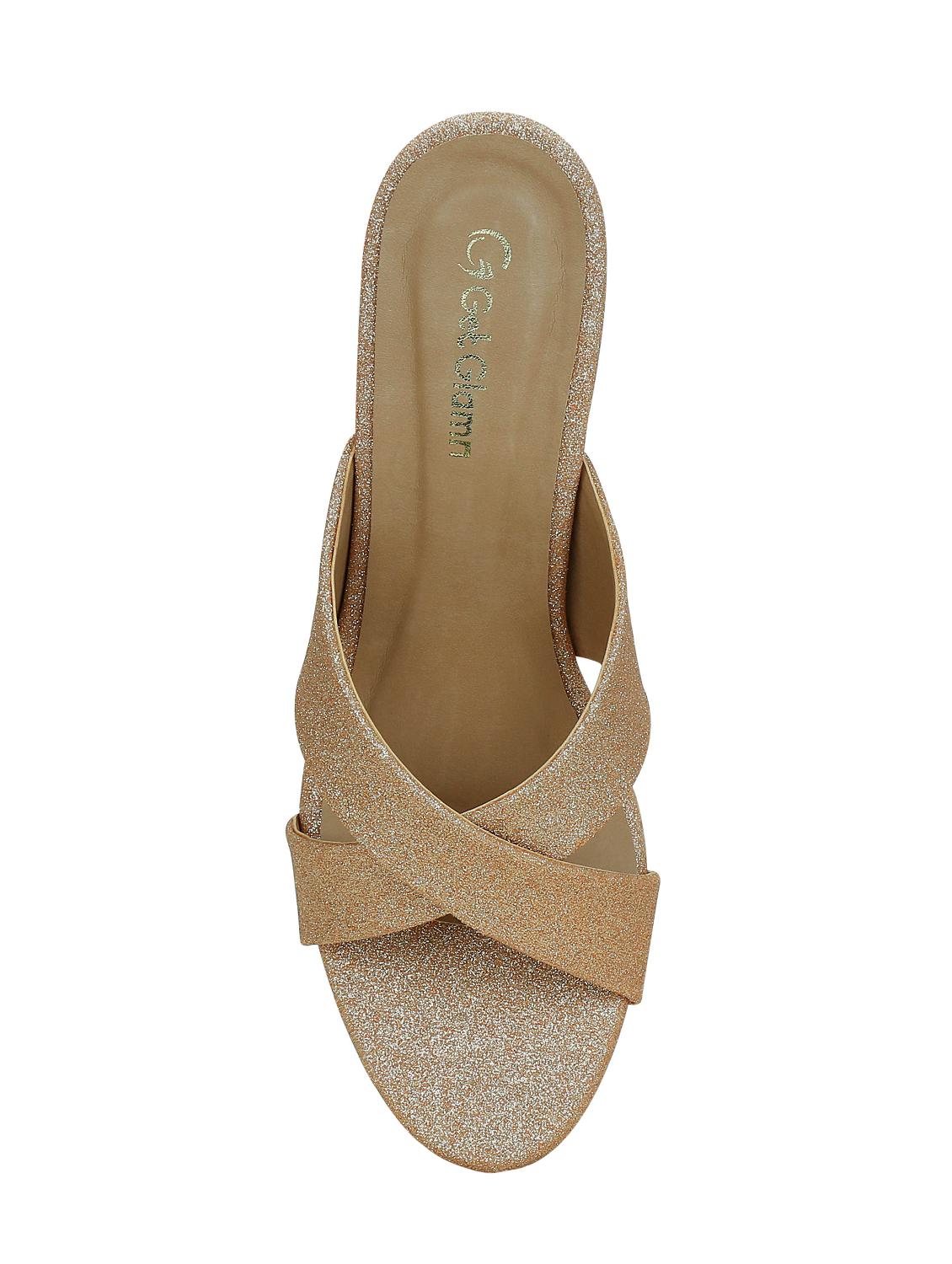 orange slip on sandals - 15582624 - Zoom Image - 4