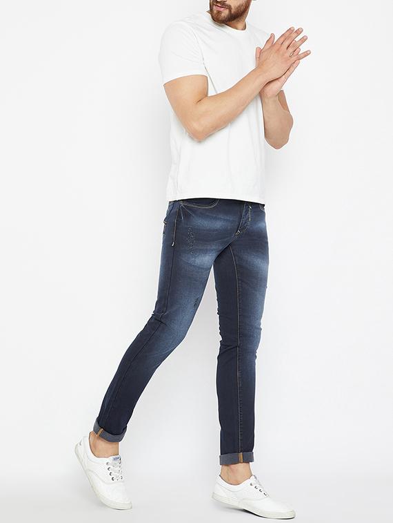blue denim washed jeans - 15583025 - Zoom Image - 4