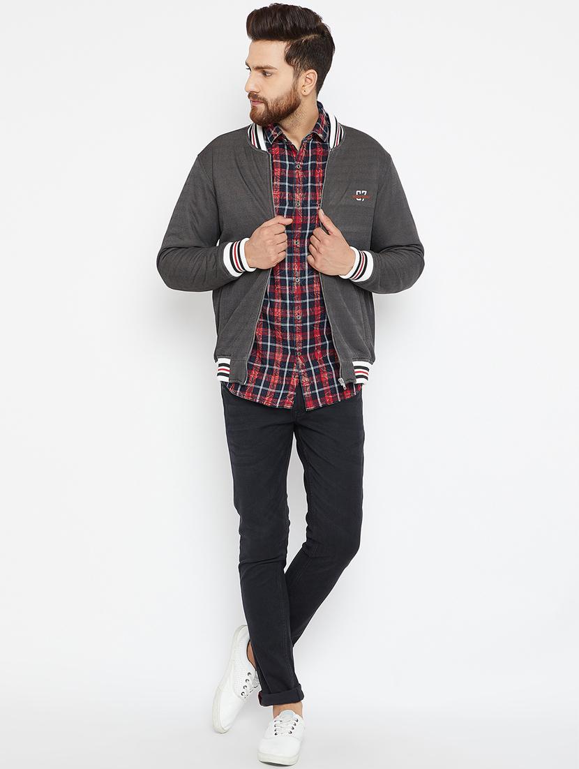 black denim plain jeans - 15583042 - Zoom Image - 4
