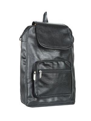 black leatherette (pu) regular backpack - 15584071 - Standard Image - 4
