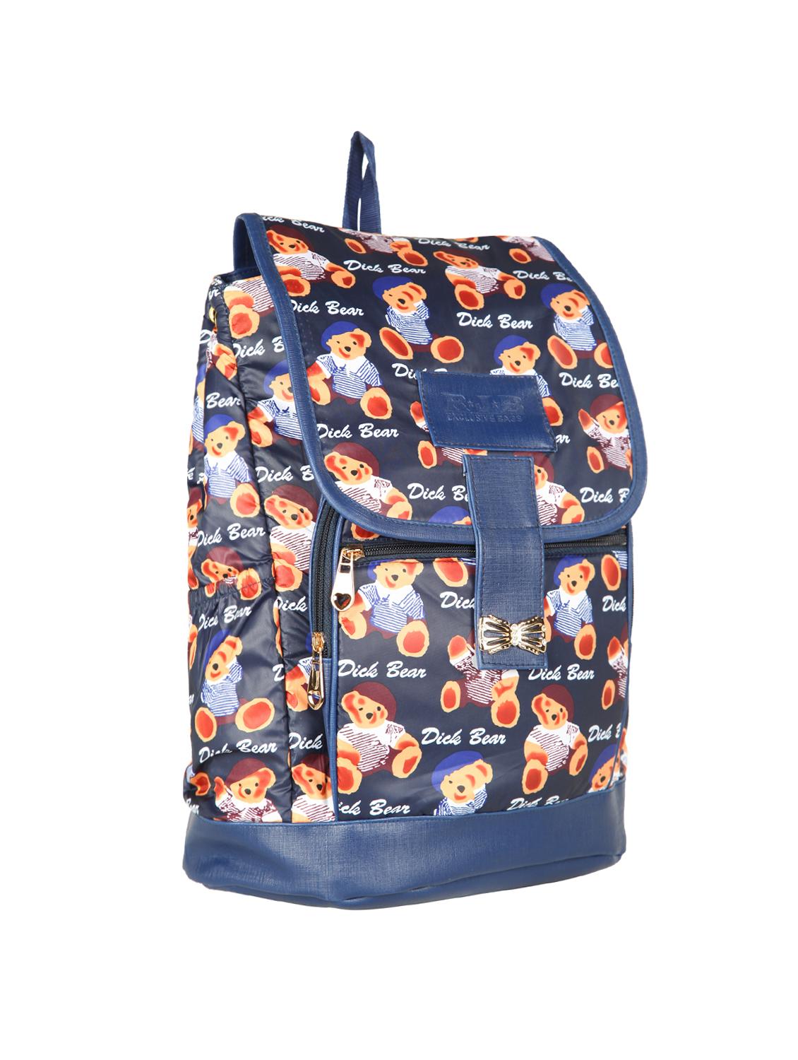 blue leatherette (pu) fashion backpack - 15584081 - Zoom Image - 4