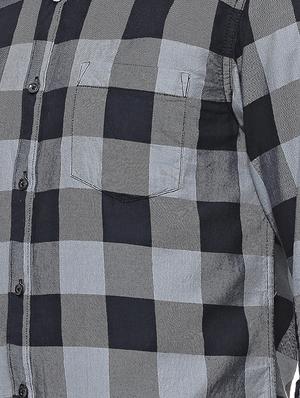 grey cotton casual shirt - 15585080 - Standard Image - 4